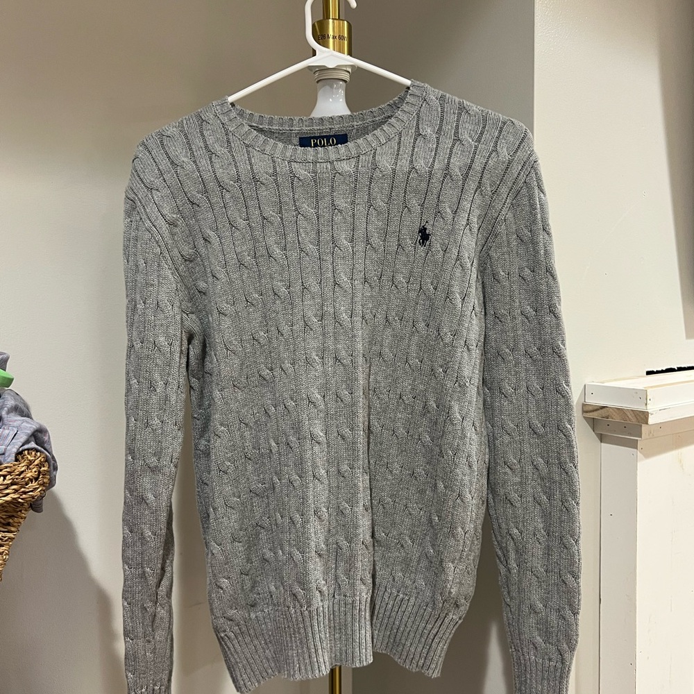 Polo by Ralph Lauren Heather Gray Crewneck Sweater